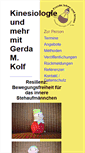 Mobile Screenshot of gerda-kolf.de