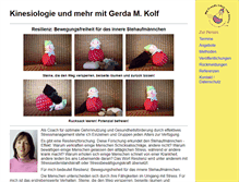 Tablet Screenshot of gerda-kolf.de